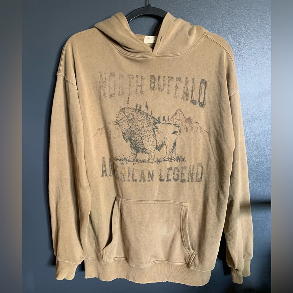 Urban Nation Buffalo Hoodie Mens Small
